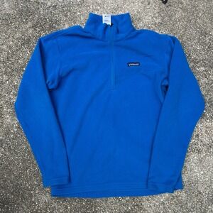 Patagonia Synchilla Fleece Pullover Mens Medium Blue Quarter Zip Sweater